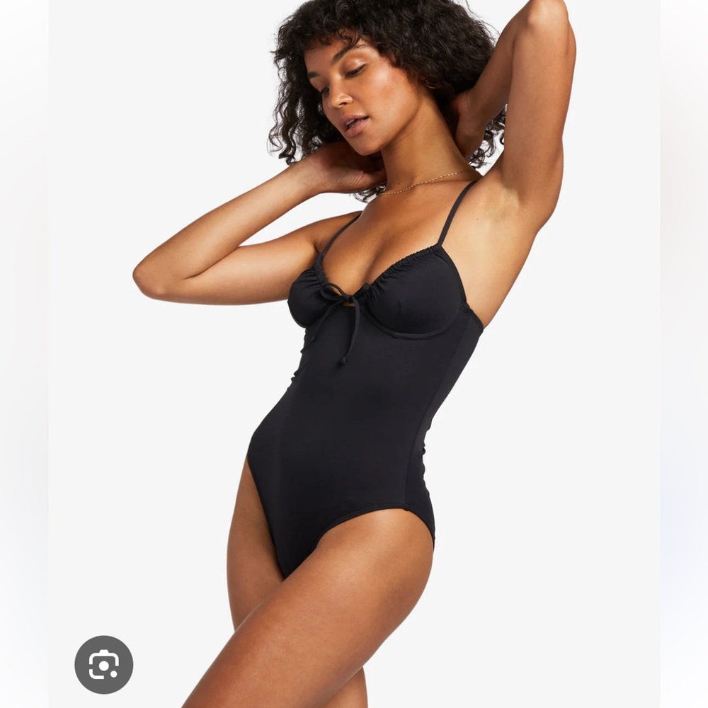 NWT Billabong Sol Searcher Black One Piece Swimsuit